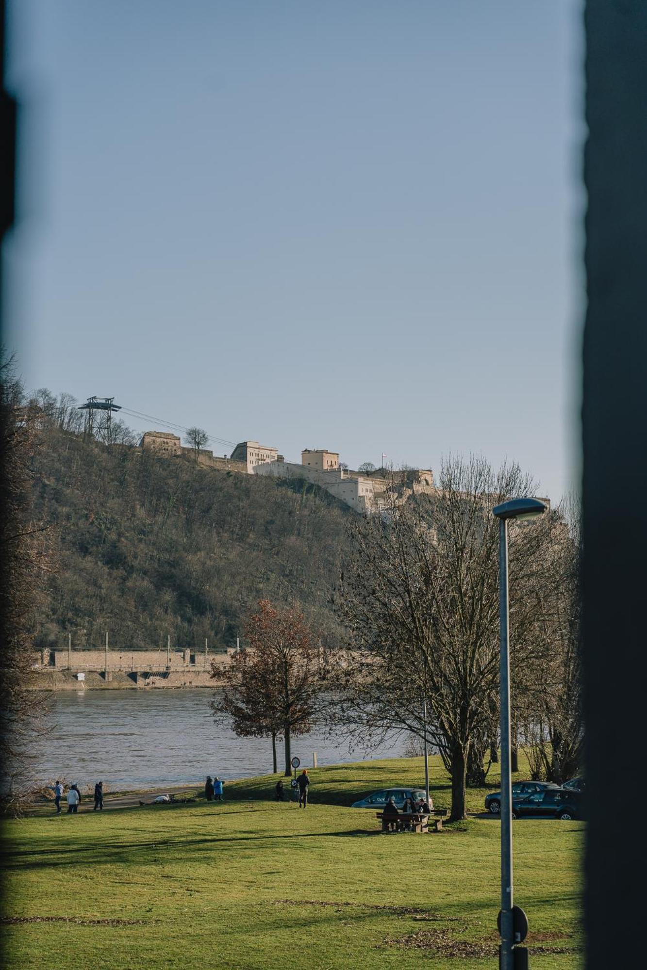 Gemuetliche Rheinblick Residenz Appartement Koblenz  Buitenkant foto
