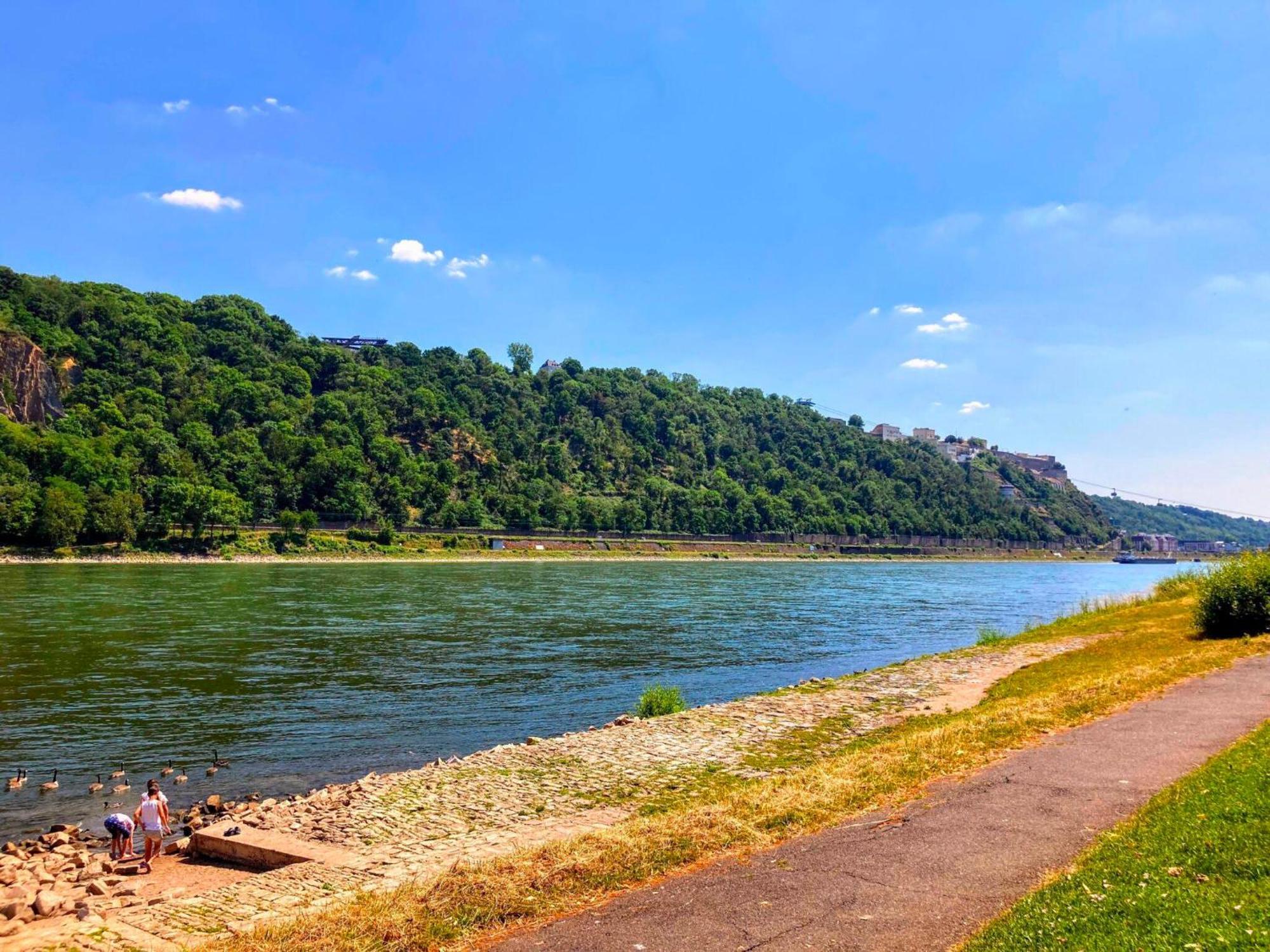 Gemuetliche Rheinblick Residenz Appartement Koblenz  Buitenkant foto